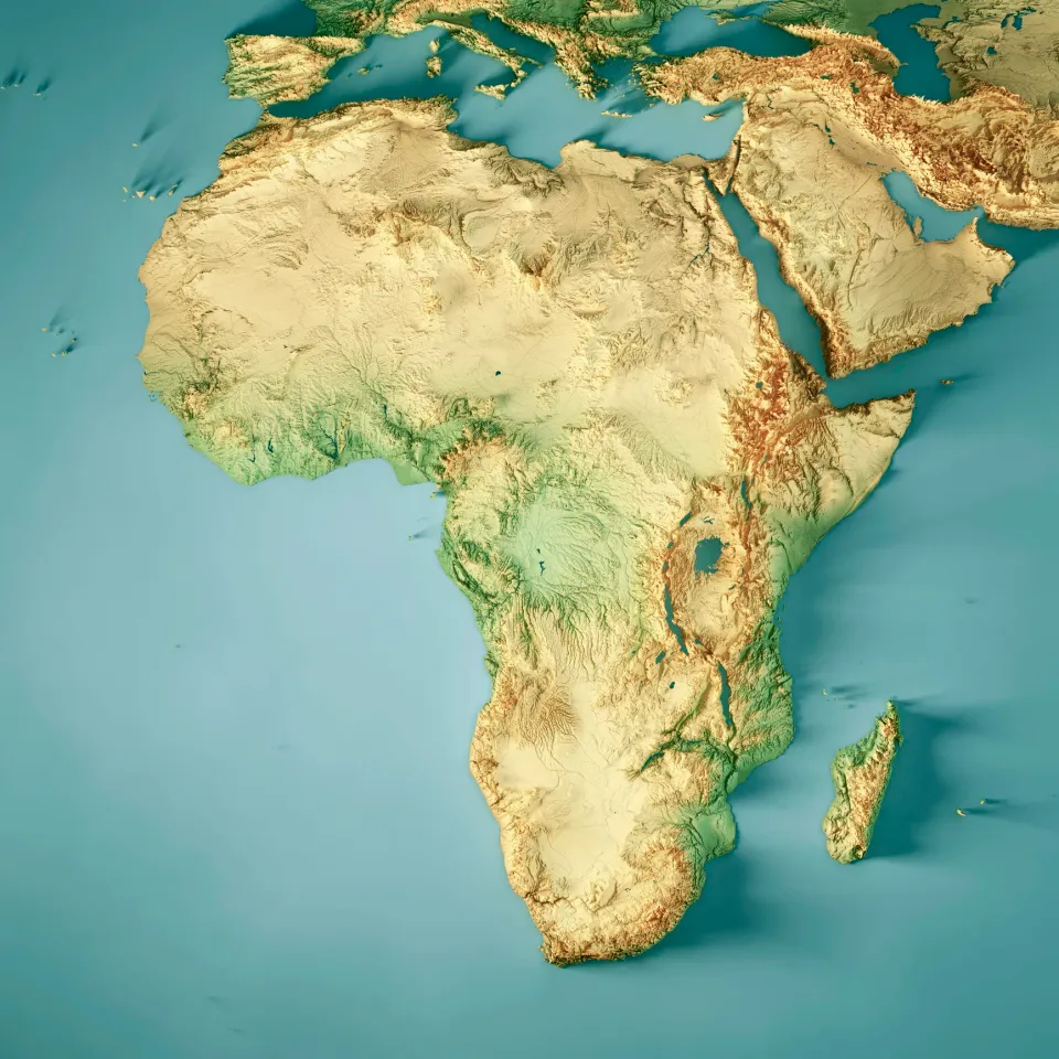 Découvrez notre carte des hôtels en Afrique